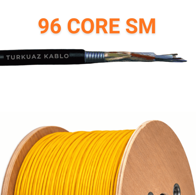 96 Core Fiber Optik Kablo Single Mode