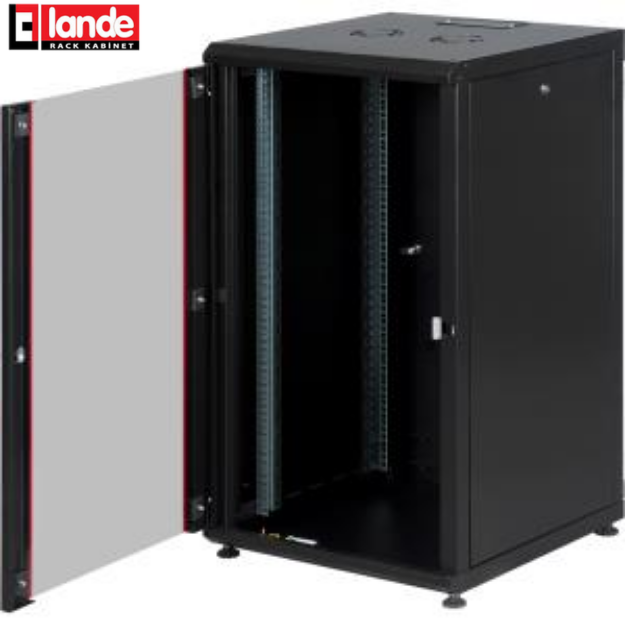 22U 600x600 Network Kabini Siyah