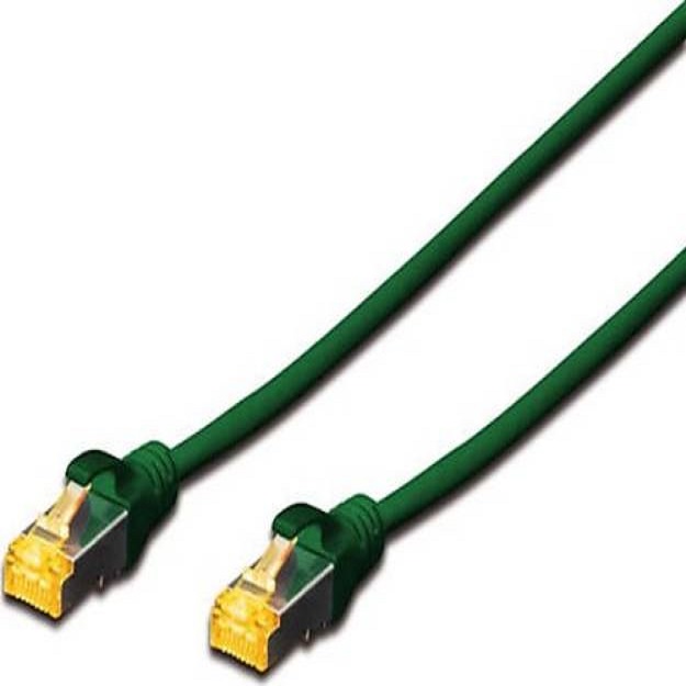 CAT6A S-FTP Ethernet Kablosu Yeşil 0,5 Metre