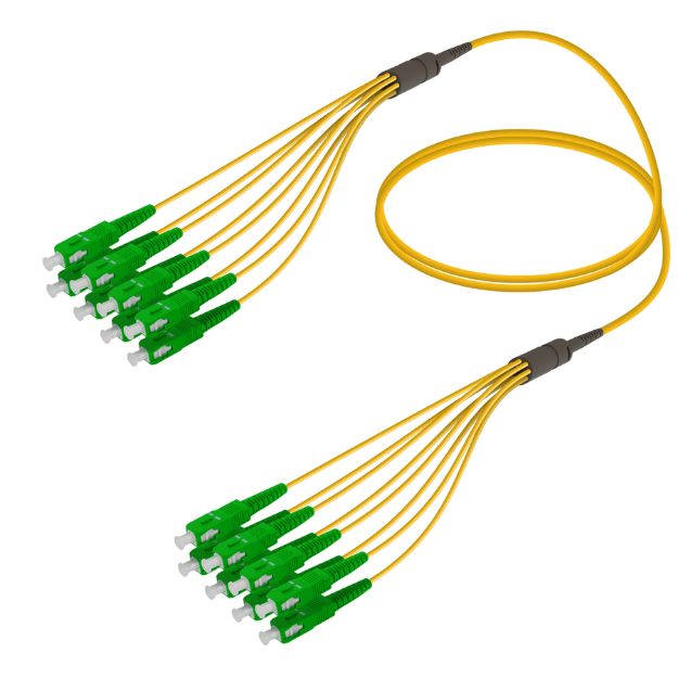 Fanout Kablo SC/APC-SC/APC 8 SM