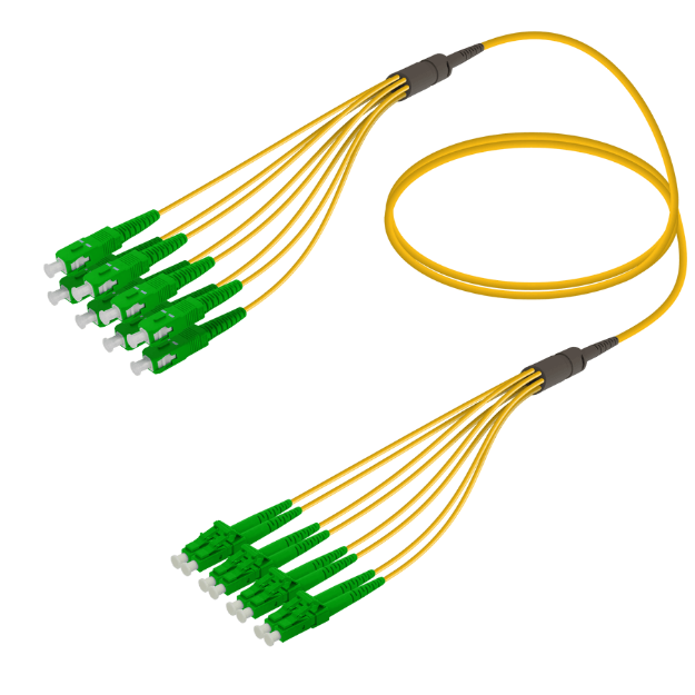 Fanout Kablo SC/APC-LC/APC 8 SM