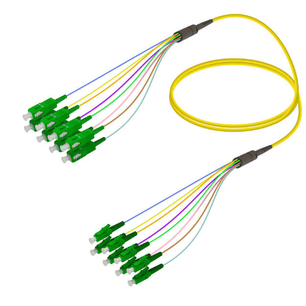 Fanout Kablo SC/APC-LC/APC 8 SM