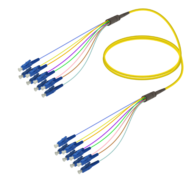Fanout Kablo LC/UPC-LC/UPC 8 Fiber SM