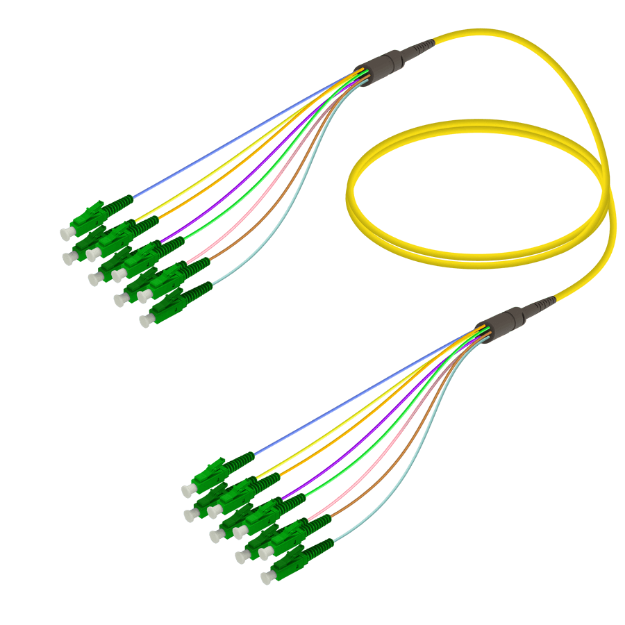 Fanout Kablo LC/APC-LC/APC 8 Fiber SM