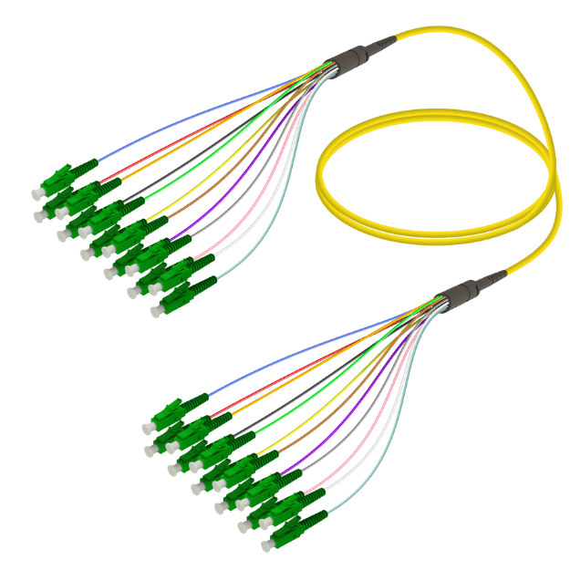 Fanout Kablo LC/APC-LC/APC 12 Fiber SM