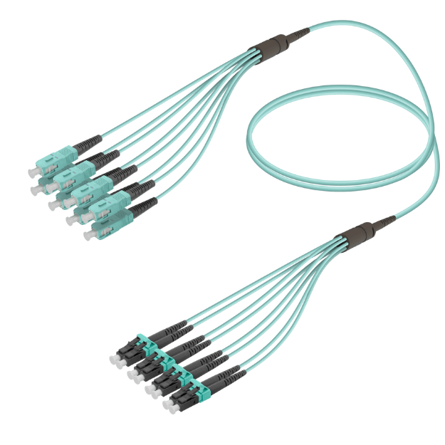 Fanout Kablo SC/UPC-LC/UPC 8 MM OM3