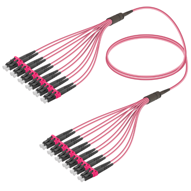Fanout Kablo LC/UPC-LC/UPC 12 Fiber MM OM4
