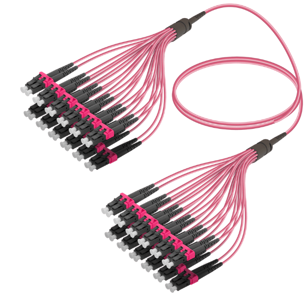 Fanout Kablo LC/UPC-LC/UPC 24 Fiber MM OM4